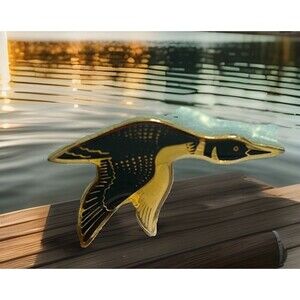Loon  in Flight Lapel Pin , Tie Tack  ©G&G MPLS